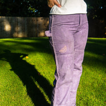 Load image into Gallery viewer, Patsy Purple Double Knee Painters Pants
